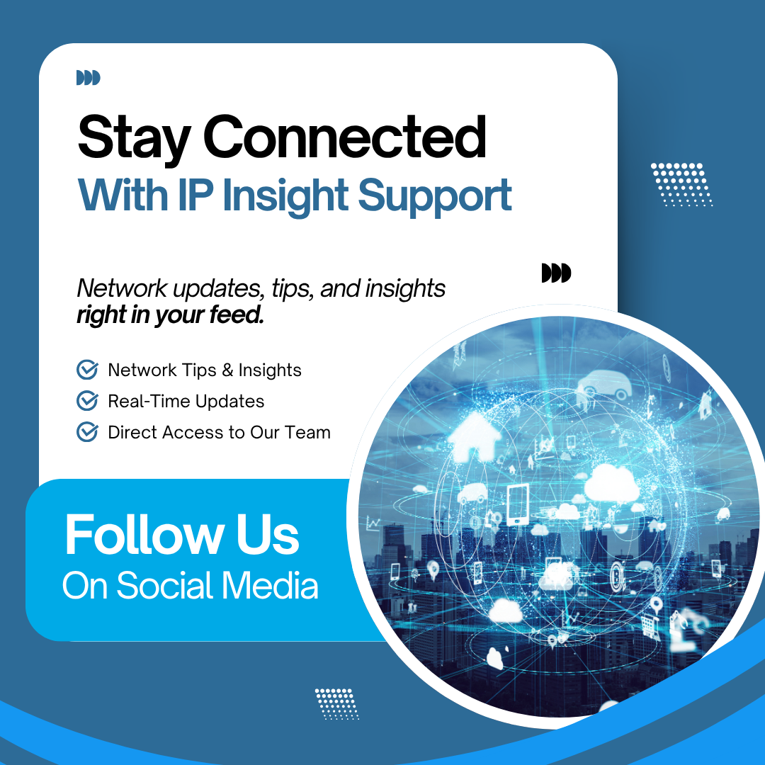 Sigue a IP Insight Support en redes sociales